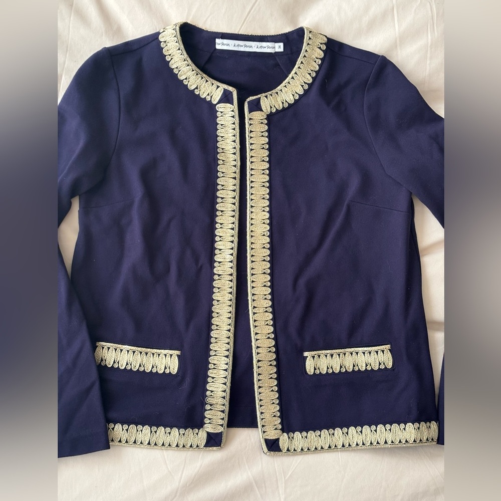 & Other stories embroidery cardigan jacket EU 36 US 4